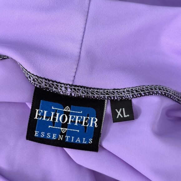 Elhoffer Wrap Dress Womens XL Essential Flutter Midi Cosplay Costume Lavender - Picture 7 of 11